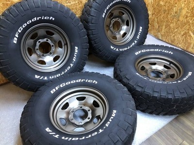 JDM Toyota YN100 Hilux Pickup Genuine 15 Inch 7J Steel Wheel 139.7 Goo (No Tires) - Image 2