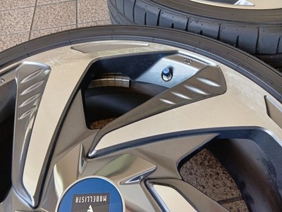 JDM MODELLISTA Modelista Wing Dancer wheels & DUNLOP DIREZZA DZ102 215 (No Tires) - Image 9