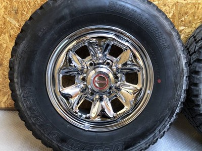 JDM New outside Toyota YN107 Hilux Pickup Genuine 15 inch 6J plated st (No Tires) - Image 3