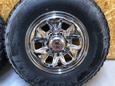 JDM New outside Toyota YN107 Hilux Pickup Genuine 15 inch 6J plated st (No Tires) - Image 4