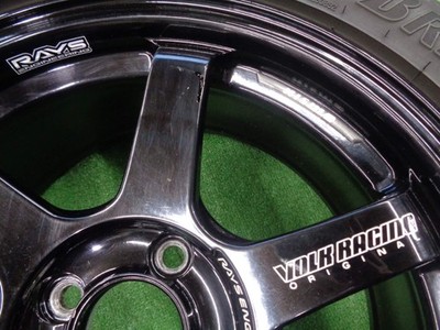 JDM Used Rays Volk Racing TE37 Sonic 16-inch wheels 4-piece set 7J-16 (No Tires) - Image 3