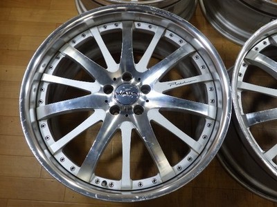 JDM WALD Portofino 3-piece wheels Tan-ei-sya Tan-ei-sha made in Japan (No Tires) - Image 2