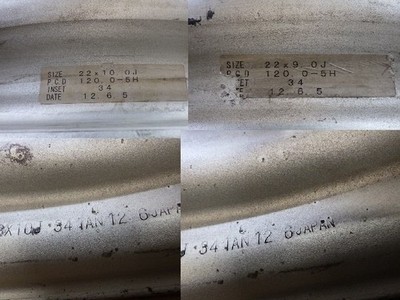 JDM WALD Portofino 3-piece wheels Tan-ei-sya Tan-ei-sha made in Japan (No Tires) - Image 4