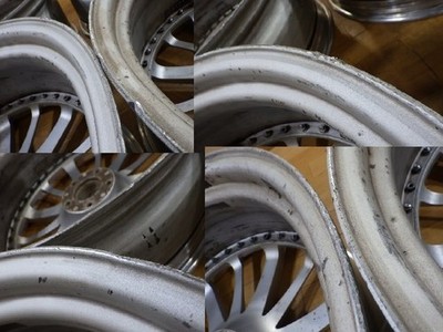 JDM WALD Portofino 3-piece wheels Tan-ei-sya Tan-ei-sha made in Japan (No Tires) - Image 9