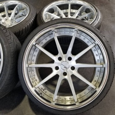 JDM Ultra-wide extra-thick SSR Executor CV01 PCD120-5 hole deep rim br (No Tires) - Image 3