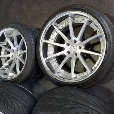 JDM Ultra-wide extra-thick SSR Executor CV01 PCD120-5 hole deep rim br (No Tires) - Image 5