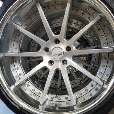 JDM Ultra-wide extra-thick SSR Executor CV01 PCD120-5 hole deep rim br (No Tires) - Image 9