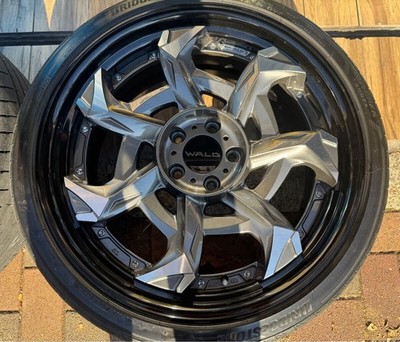 JDM WALD wheels Borsalino 21-inch 9J +45 PCD120 for Toyota Alphard/Vel (No Tires) - Image 5