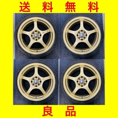 JDM 195/40R17 81W Win Run R330 Impul NS-GTⅡ Gold Aluminum Wheel 4-Wheel Set (No Tires)