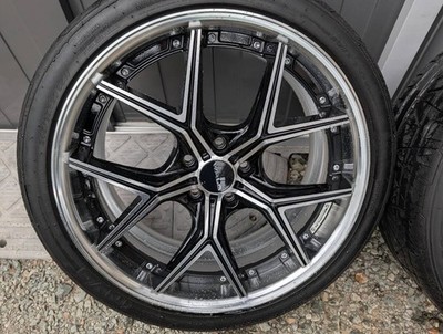 JDM 20x8.5J +44 114.3 5H WALD ILLIMA Celsior Prius Alphard Bellfire Lex (No Tires) - Image 2