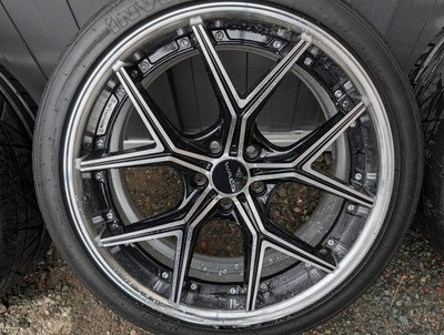 JDM 20x8.5J +44 114.3 5H WALD ILLIMA Celsior Prius Alphard Bellfire Lex (No Tires) - Image 4