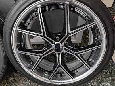 JDM 20x8.5J +44 114.3 5H WALD ILLIMA Celsior Prius Alphard Bellfire Lex (No Tires) - Image 5