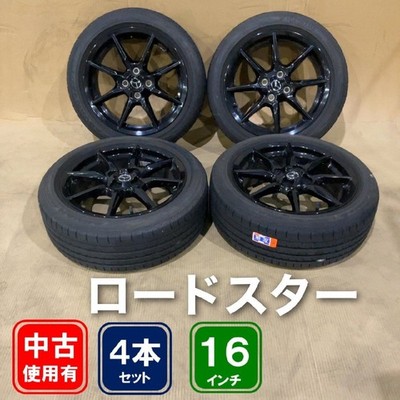 JDM 4-hole PCD100 16-inch 6.5J +45 Roadster genuine 195/50R16 2021 YOK (No Tires)