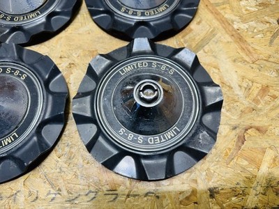 JDM Rare Weds LIMITED S-8-S Wheel Center Cap Ornament Set 4 pieces br (No Tires) - Image 7
