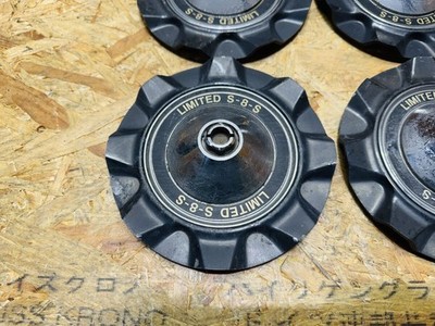 JDM Rare Weds LIMITED S-8-S Wheel Center Cap Ornament Set 4 pieces br (No Tires) - Image 8