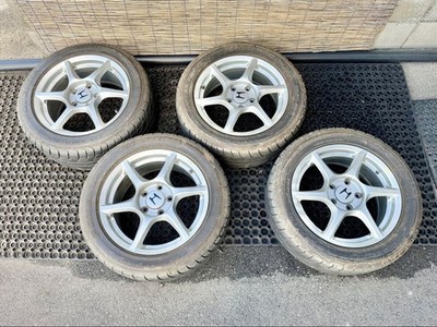 JDM S-6543 Rare S2000 Genuine Aluminum Wheels BBS Bridgestone 4-Wheel Set AP (No Tires)