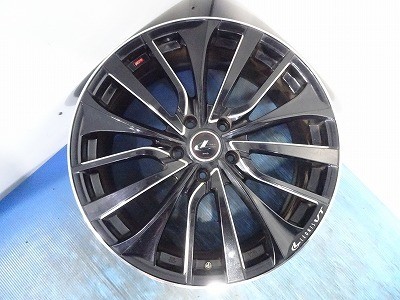JDM LEONIS weds 19x7.5J +53 5x114.3 Aluminum Wheels 4-Wheel Set Fukushima F (No Tires) - Image 2