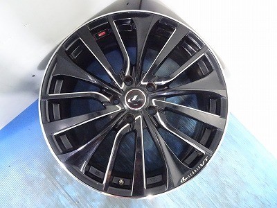 JDM LEONIS weds 19x7.5J +53 5x114.3 Aluminum Wheels 4-Wheel Set Fukushima F (No Tires) - Image 3