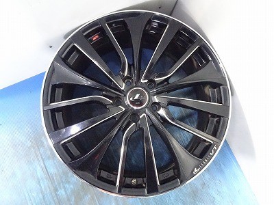JDM LEONIS weds 19x7.5J +53 5x114.3 Aluminum Wheels 4-Wheel Set Fukushima F (No Tires) - Image 4