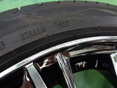 JDM 7J-175H114.3 +53 Weds LeonisWX 205/45R17 Pirelli Powergy 4-Wheel Set Use (No Tires) - Image 9