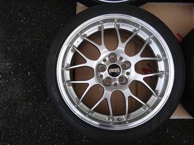JDM BBS RS-GT RS907 4Wheels 18x7.5+48 5x100 Silver (No Tires) - Image 4