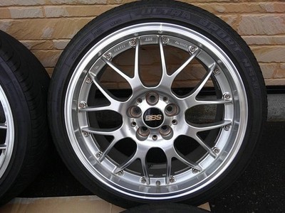 JDM BBS RS-GT RS907 4Wheels 18x7.5+48 5x100 Silver (No Tires) - Image 6