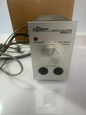 STAX SRD-7 Adaptor for Ear Speaker Electrostatic Headphone Adapter Boxed