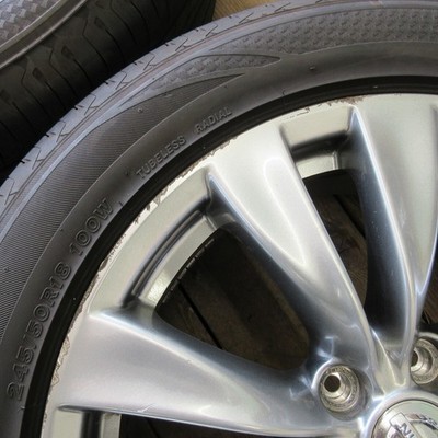 JDM NISSAN FUGA Genuine 18x8J+43 Bridgestone Legno GR-X3 245/50R18 2023 (No Tires) - Image 6