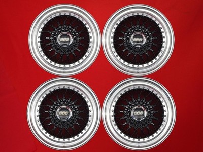 JDM BBS RS320 RS321 4Wheels 17x8+43 9+40 5x114.3 (No Tires)