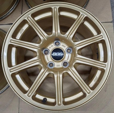 JDM Subaru WRX STI genuine BBS wheels 4-Wheel forging 8.0J (No Tires) - Image 2