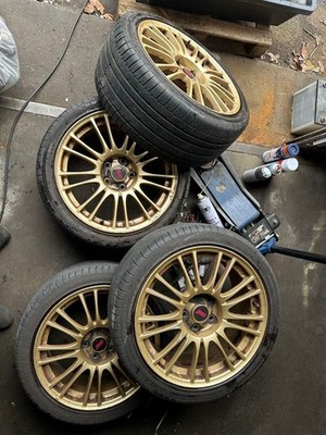 JDM Final Offer Subaru WRX STI Genuine BBS Aluminum Wheel and Tire Set (No Tires)