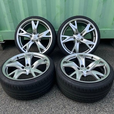 JDM Z34 original wheels with tires (No Tires)