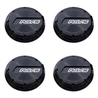 JDM Rays Gravillage Its Center Cap No.14 GL CAP BK/BK 4 Individual (No Tires) - Image 2