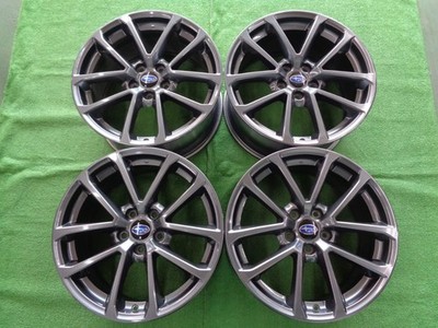 JDM Subaru WRX S4 GT-S Late Model Genuine 18-inch Used Wheels 4-Wheel Set 8. (No Tires) - Image 2