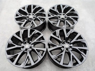 JDM Toyota Crown Estate Genuine 21 Gloss Black 4-Wheel Set (No Tires)