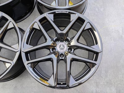 JDM Mercedes-Benz AMG W463 G-Class Genuine 21-inch Black 4-Wheel Set (No Tires) - Image 2