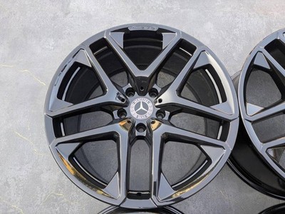 JDM Mercedes-Benz AMG W463 G-Class Genuine 21-inch Black 4-Wheel Set (No Tires) - Image 4