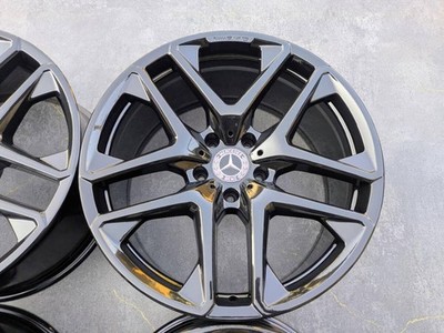 JDM Mercedes-Benz AMG W463 G-Class Genuine 21-inch Black 4-Wheel Set (No Tires) - Image 5
