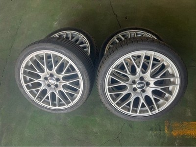 JDM BBS CS 18-inch wheels with tires 4-piece set PCD100 7.5J +48 offse (No Tires)