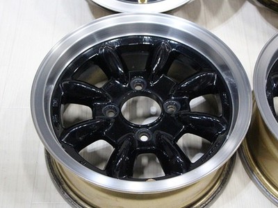 JDM C127 Deep Rim Classic Car Out of Production Rare ENKEI COMPE-8 14X (No Tires) - Image 4