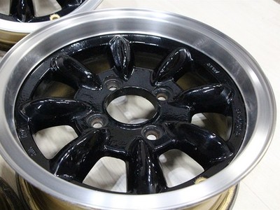 JDM C127 Deep Rim Classic Car Out of Production Rare ENKEI COMPE-8 14X (No Tires) - Image 8