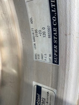 JDM Superstar Leonhard Adel PCD12 Lexus LS460 5 holes (No Tires) - Image 2