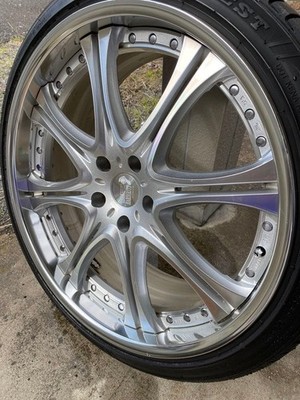JDM Superstar Leonhard Adel PCD12 Lexus LS460 5 holes (No Tires) - Image 4