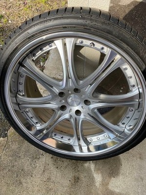 JDM Superstar Leonhard Adel PCD12 Lexus LS460 5 holes (No Tires) - Image 7