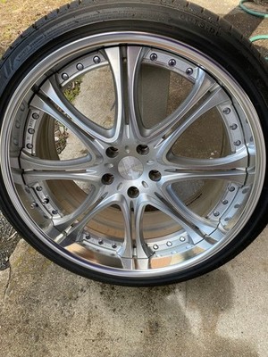 JDM Superstar Leonhard Adel PCD12 Lexus LS460 5 holes (No Tires) - Image 12