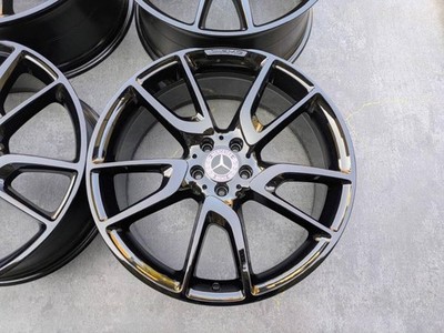 JDM Mercedes-Benz X253 GLC-Class AMG Genuine 21-inch Black 4-Wheel Set (No Tires) - Image 2