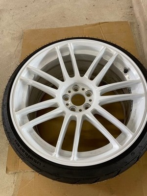JDM WORK EMOTION ZR7 18-inch wheels and Yokohama Advan Neova tires set (No Tires)