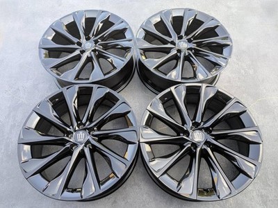JDM Toyota Crown Black Supra Genuine 21 Black 4-Wheel Set (No Tires)
