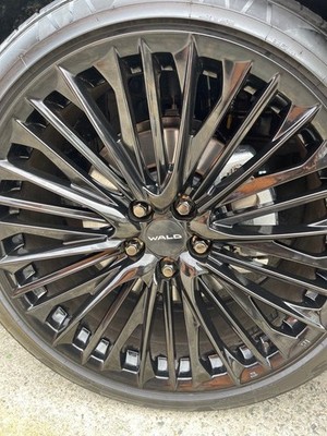 JDM WALD Genuine Line F001 Wheel and Tire Set No Curb Scratches for Al (No Tires) - Image 2