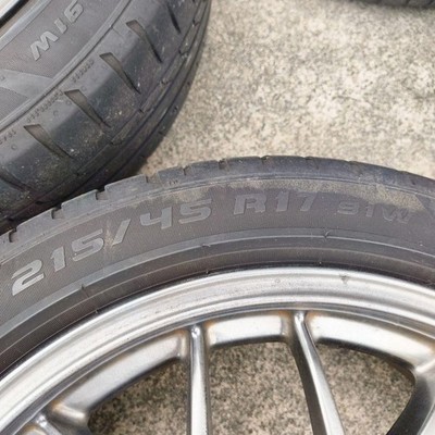 JDM BBS FORGED 17-inch wheel set for Subaru Legacy BP5 (No Tires) - Image 10